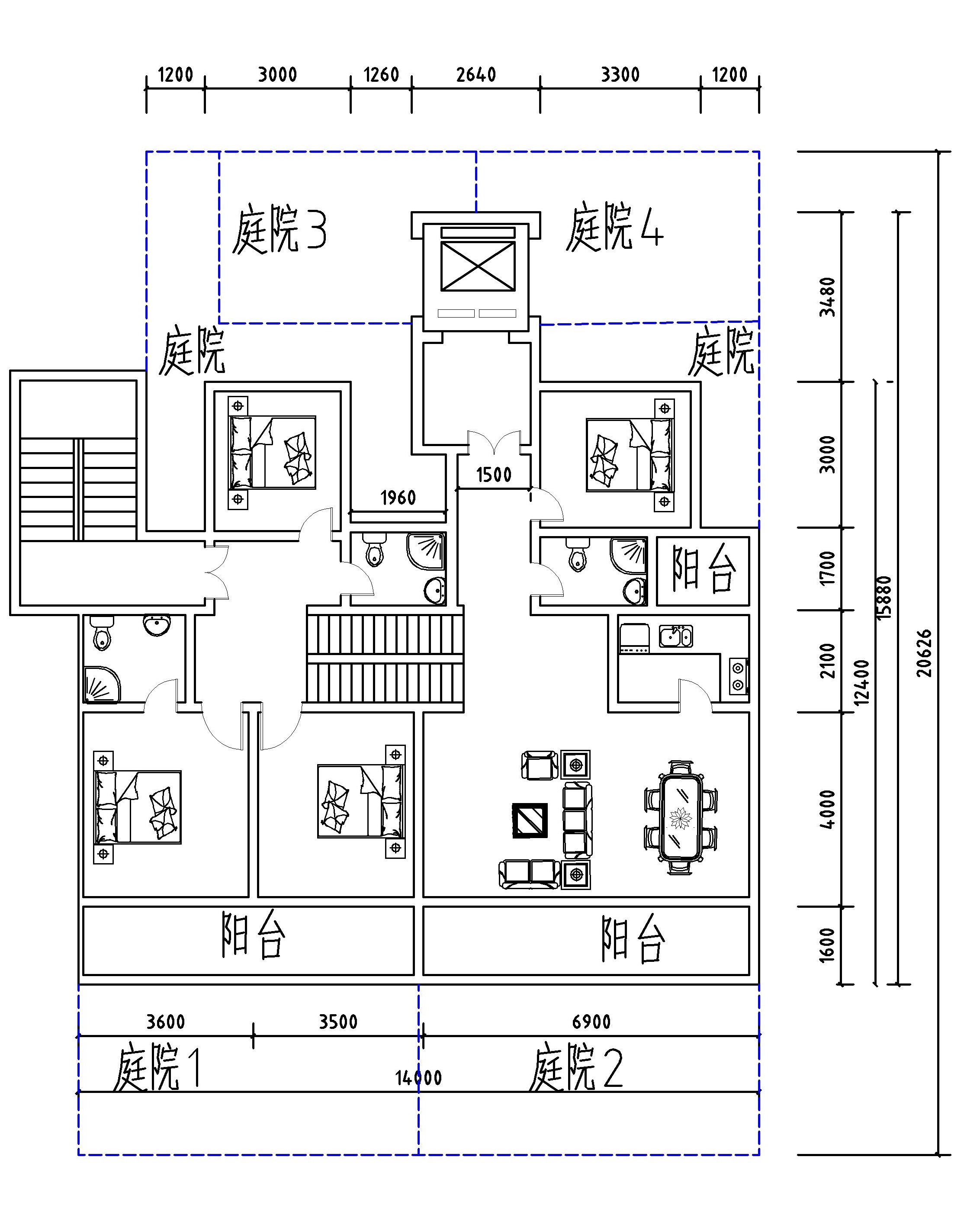 微别墅产品:单户独门独院(80-130平),电梯独立入户,最高可做到8层,纯